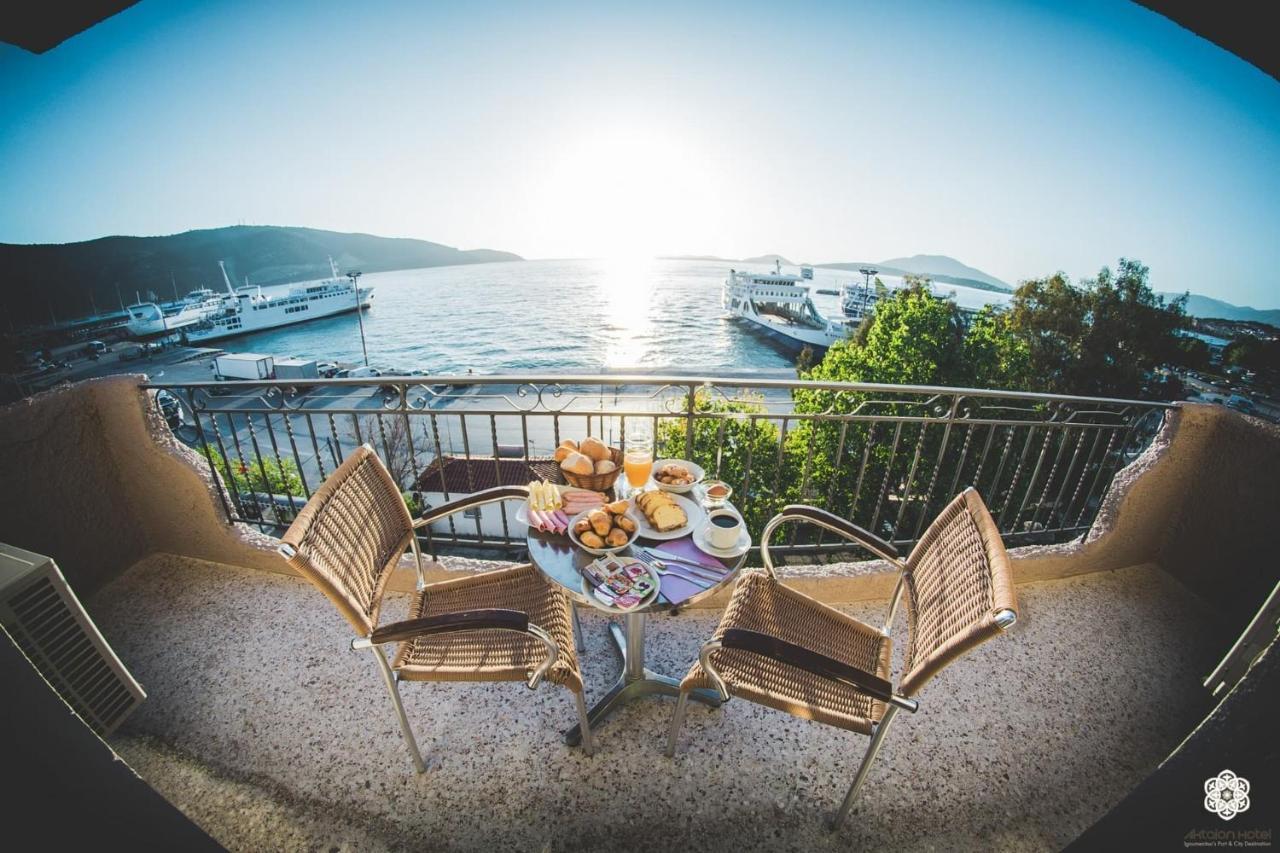 Aktaion Hotel Igoemenitsa Buitenkant foto